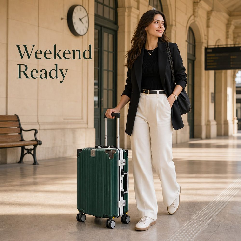 Aluminum Frame Carry On Luggage - Mala de Mão Aprovada por Companhias