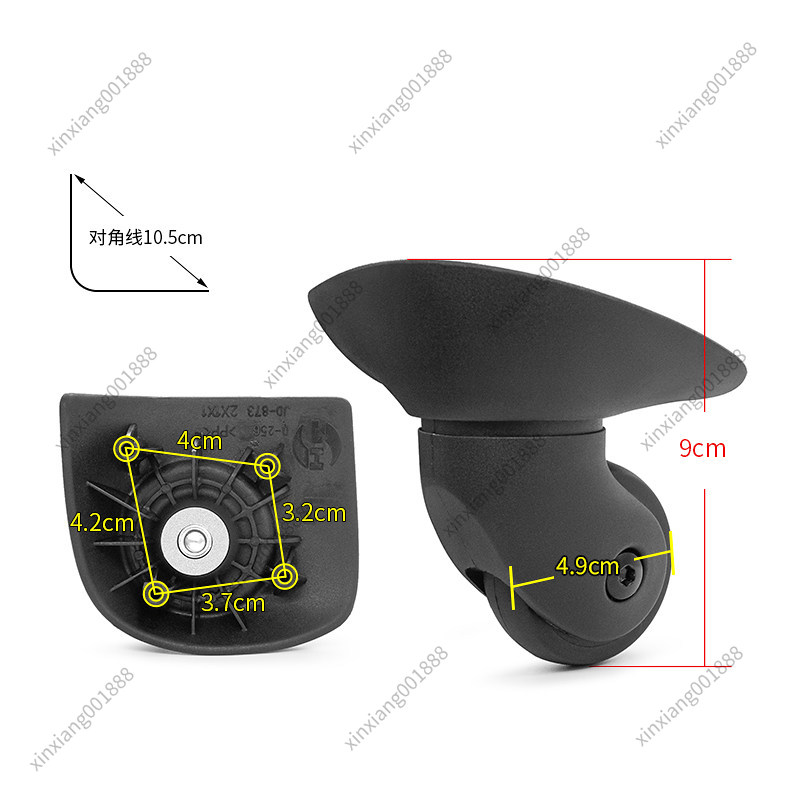 Silent Replacement Luggage Wheels - Peças de Reposição para Malas Samsonite
