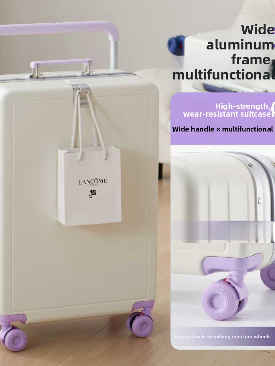 Aluminum Frame Carry On Luggage - Nova Mala de Viagem com Estrutura