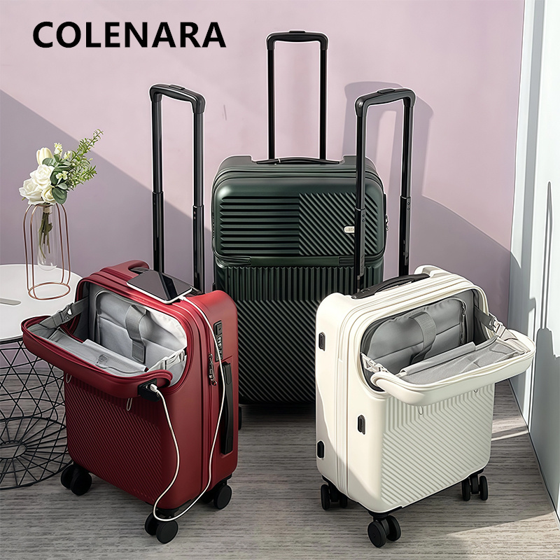 Front Opening Laptop Luggage 24 Inch - Mala de Viagem COLENARA com Abertura