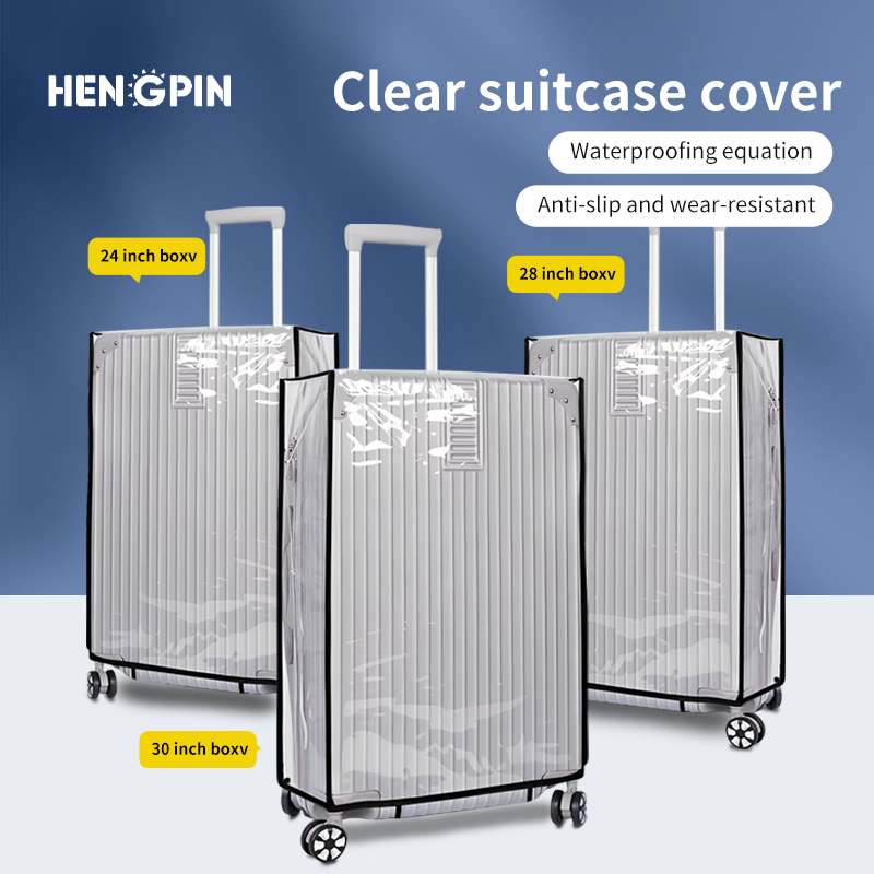 Luggage Protective Cover Transparent - Protetor transparente completo da bagagem do