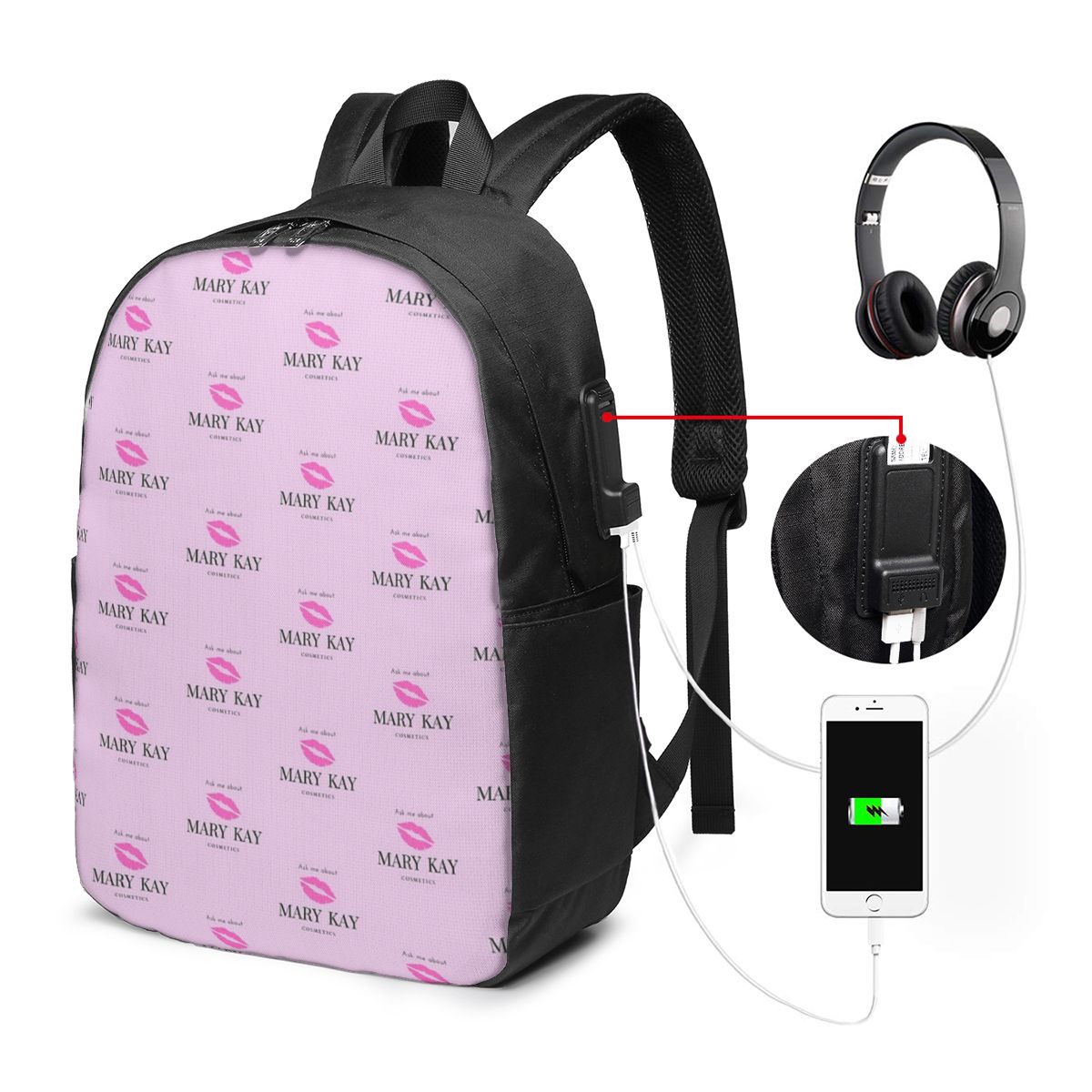 Cosmetic Bags - Pergunte-me sobre a mochila de cosméticos