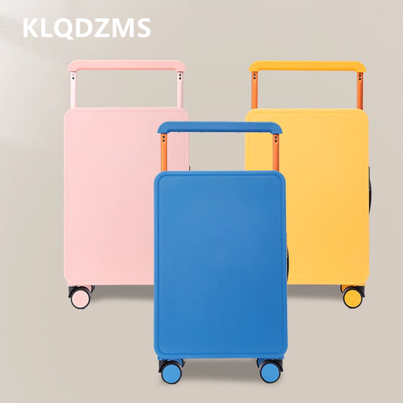 Spinner Wheel Rolling Suitcase 20 Inch - Klqdzms bagagem abs + pc caixa