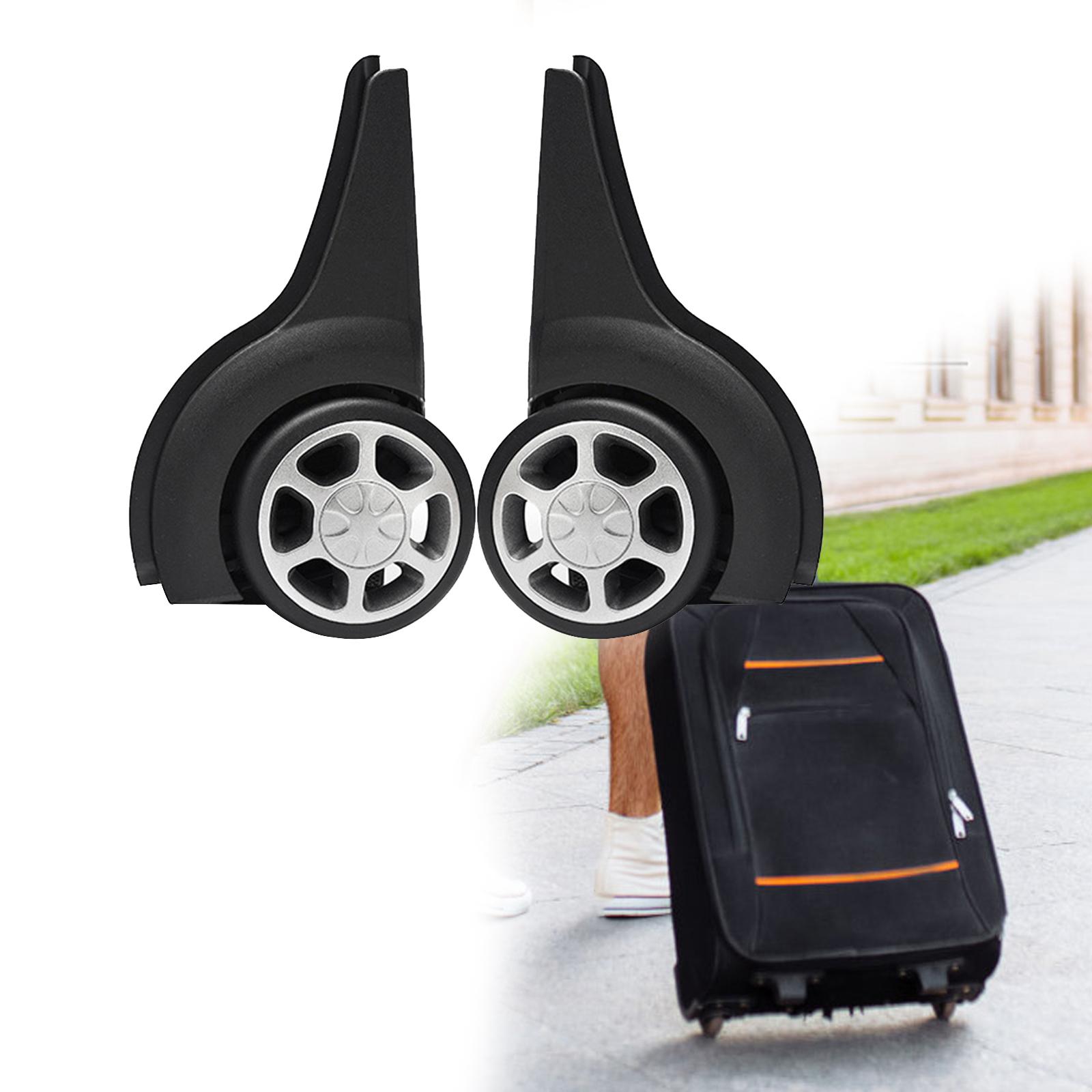 Silent Replacement Luggage Wheels - Substituição Bagagem Rodízios Giratórios, silenciosos, duráveis,