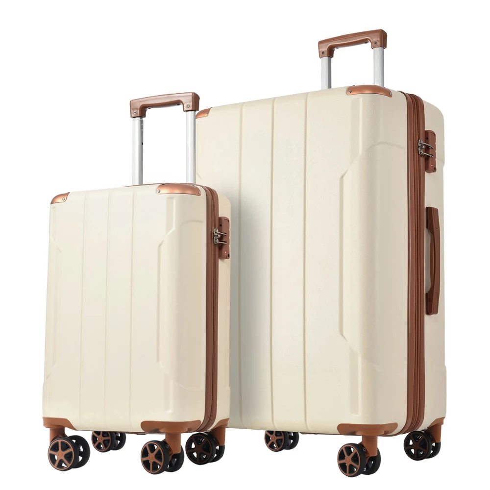 Expandable Hard Shell Luggage Set - Conjunto de Malas Rígidas em ABS,