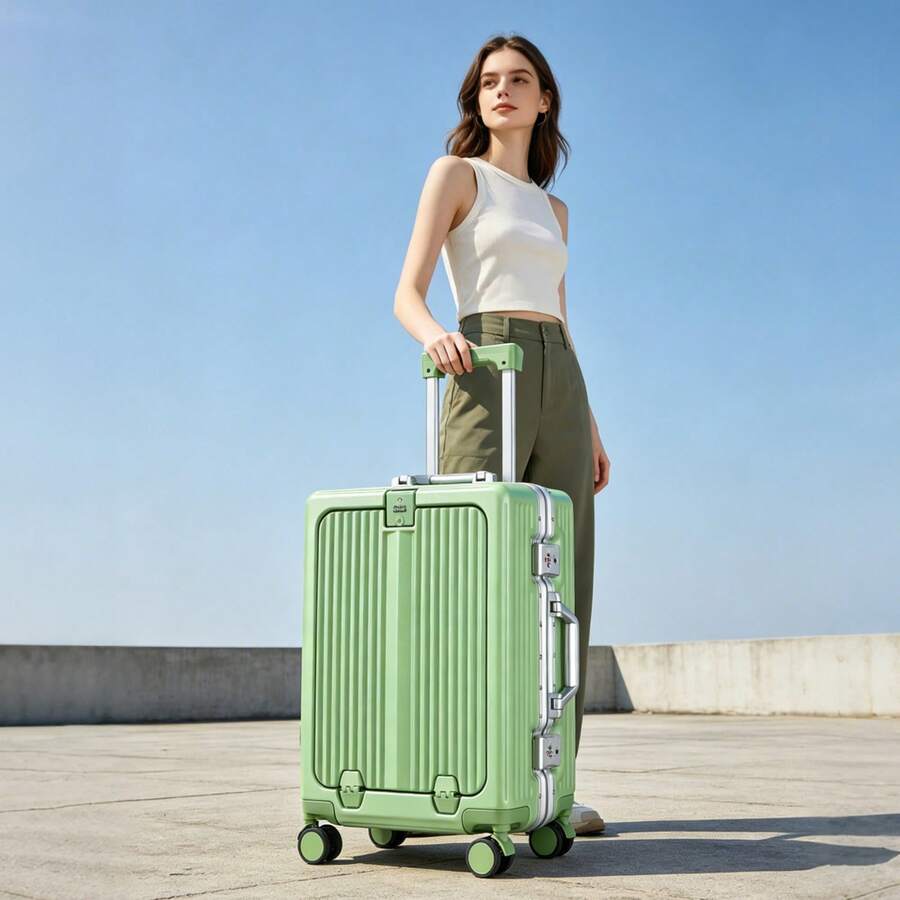 Front Opening Laptop Luggage 24 Inch - Mala de viagem Tidal Flash de