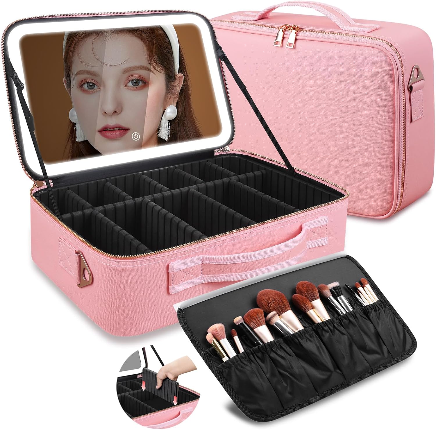 Cosmetic Bags - Bolsa de Maquiagem de Grande Capacidade