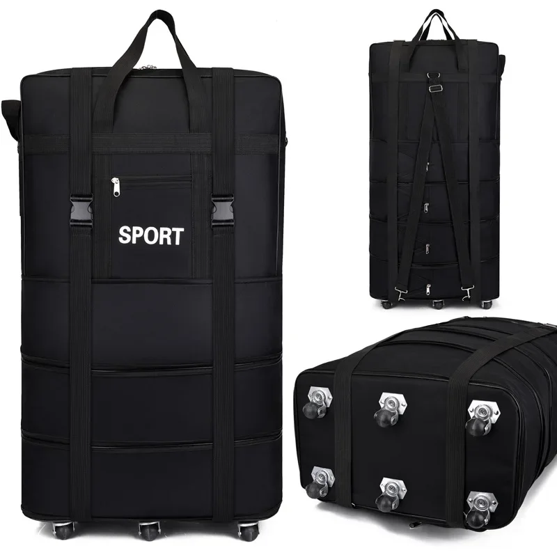Foldable Rolling Luggage Bag - Mais companhia aérea verificado saco oxford
