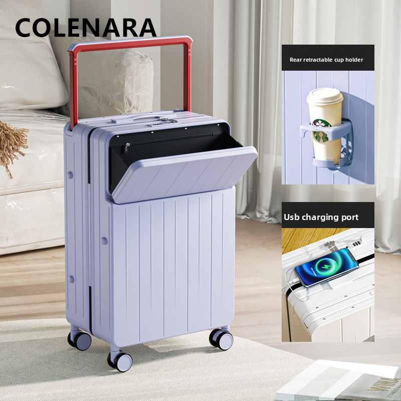 Mala Multifuncional COLENARA c - Front Opening Laptop Luggage 24 Inch avaliação e preço