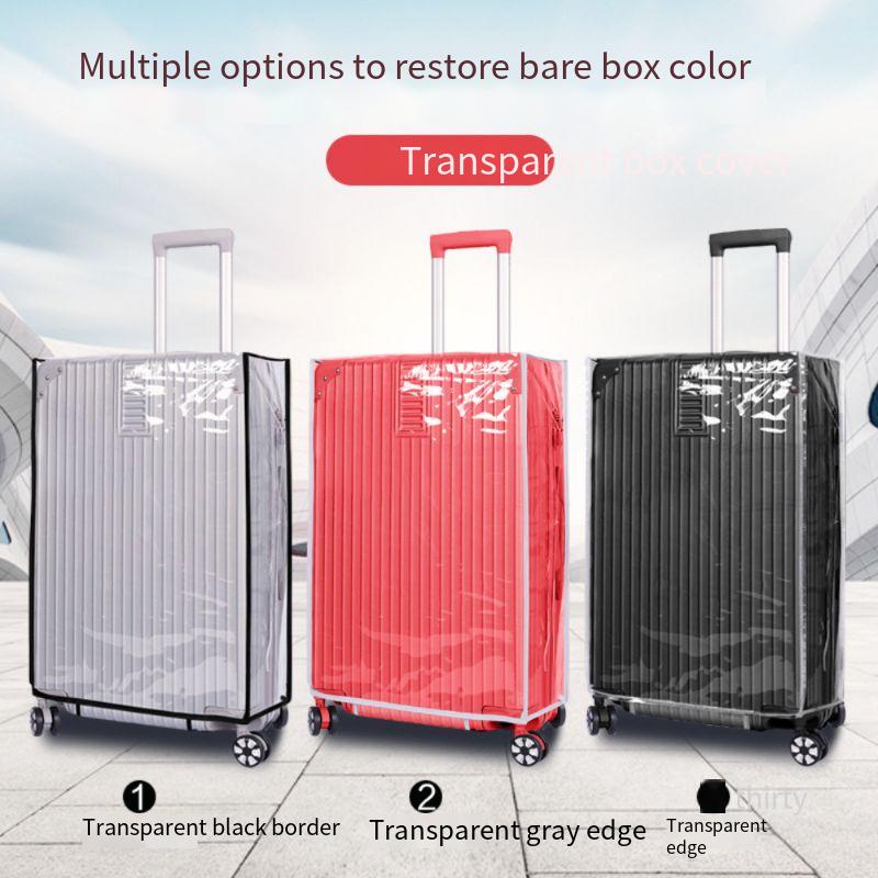 Capa protetora para mala, capa - Luggage Protective Cover Transparent avaliação e preço