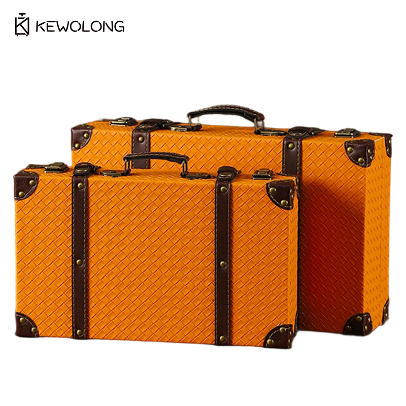 Caixa de Armazenamento Vintage - Retro Vintage Trunk Suitcase avaliação e preço