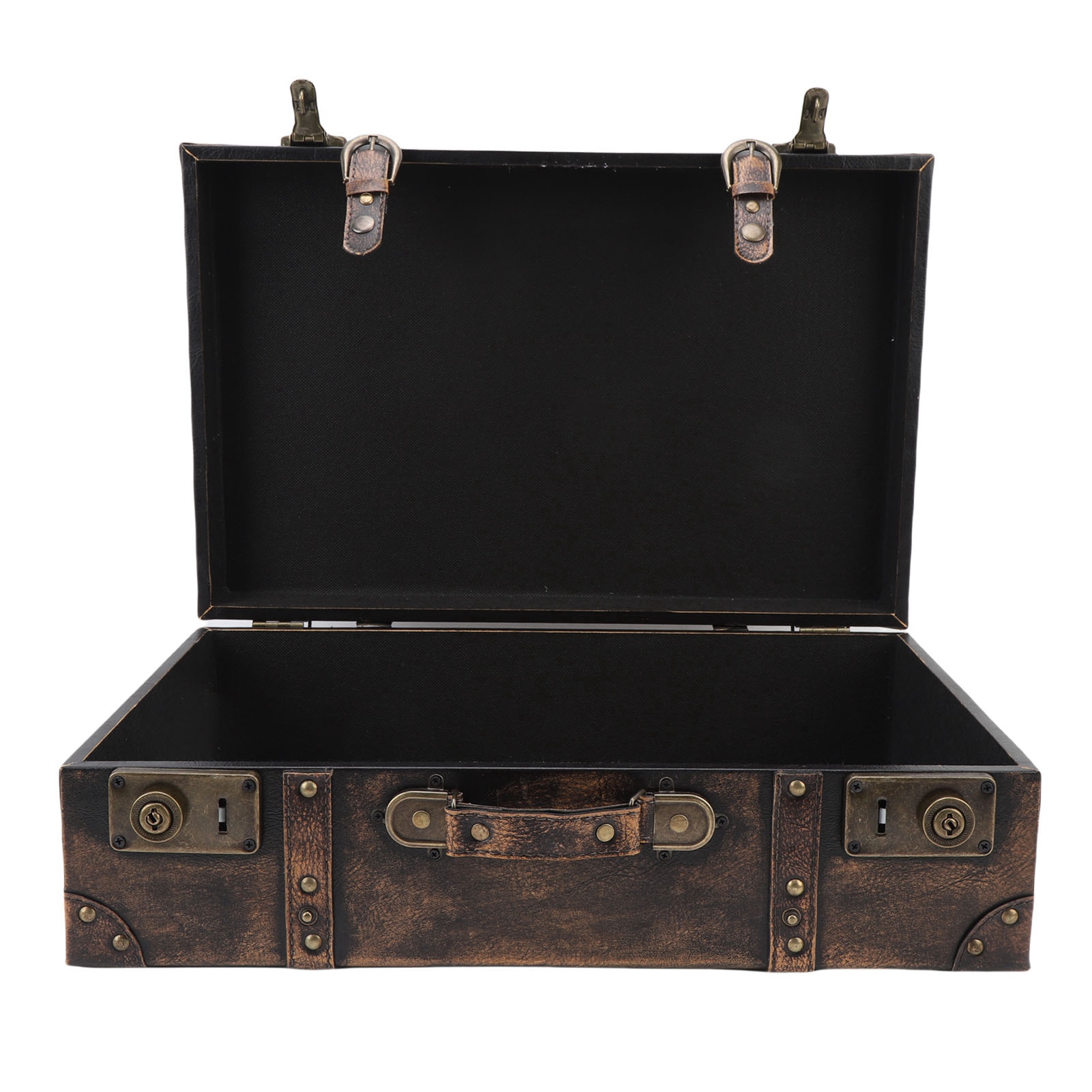 Maleta Vintage Estilo Viagem,  - Retro Vintage Trunk Suitcase avaliação e preço
