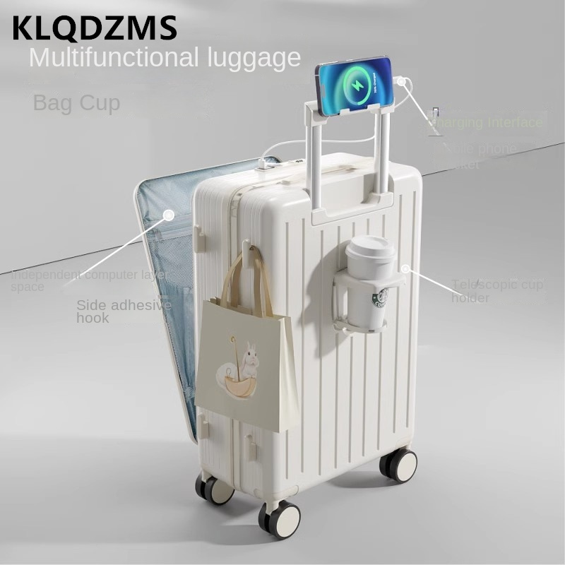 Mala de Viagem KLQDZMS de Alta - Front Opening Laptop Luggage 24 Inch avaliação e preço