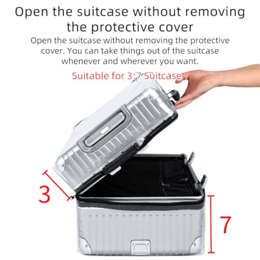 Capa Protetora Transparente Ve - Luggage Protective Cover Transparent avaliação e preço
