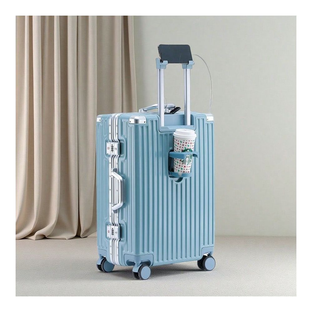 Conjunto de 2 malas de viagem  - Aluminum Frame Carry On Luggage avaliação e preço