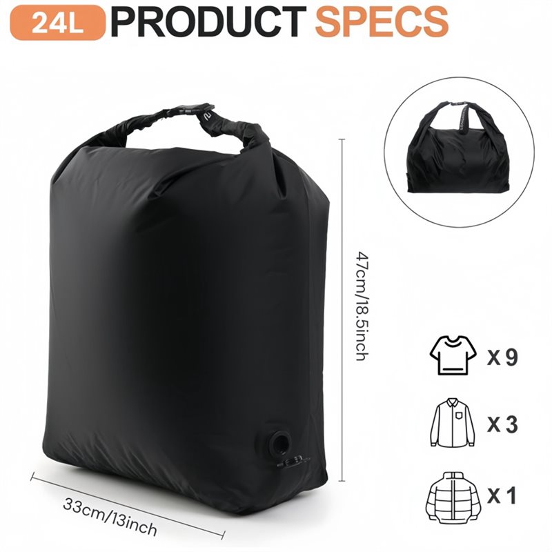 Organizador de Roupas Reutiliz - Foldable Rolling Luggage Bag avaliação e preço