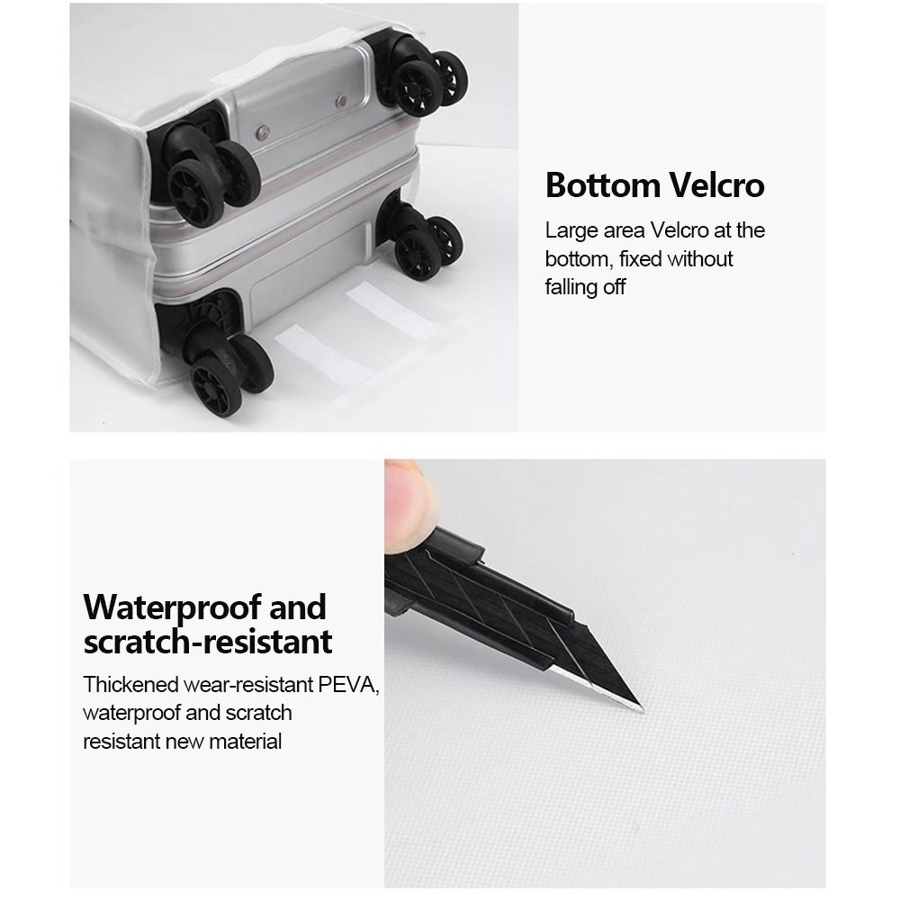 Nova Capa Protetora Fosca para - Waterproof Suitcase Cover Protector avaliação e preço