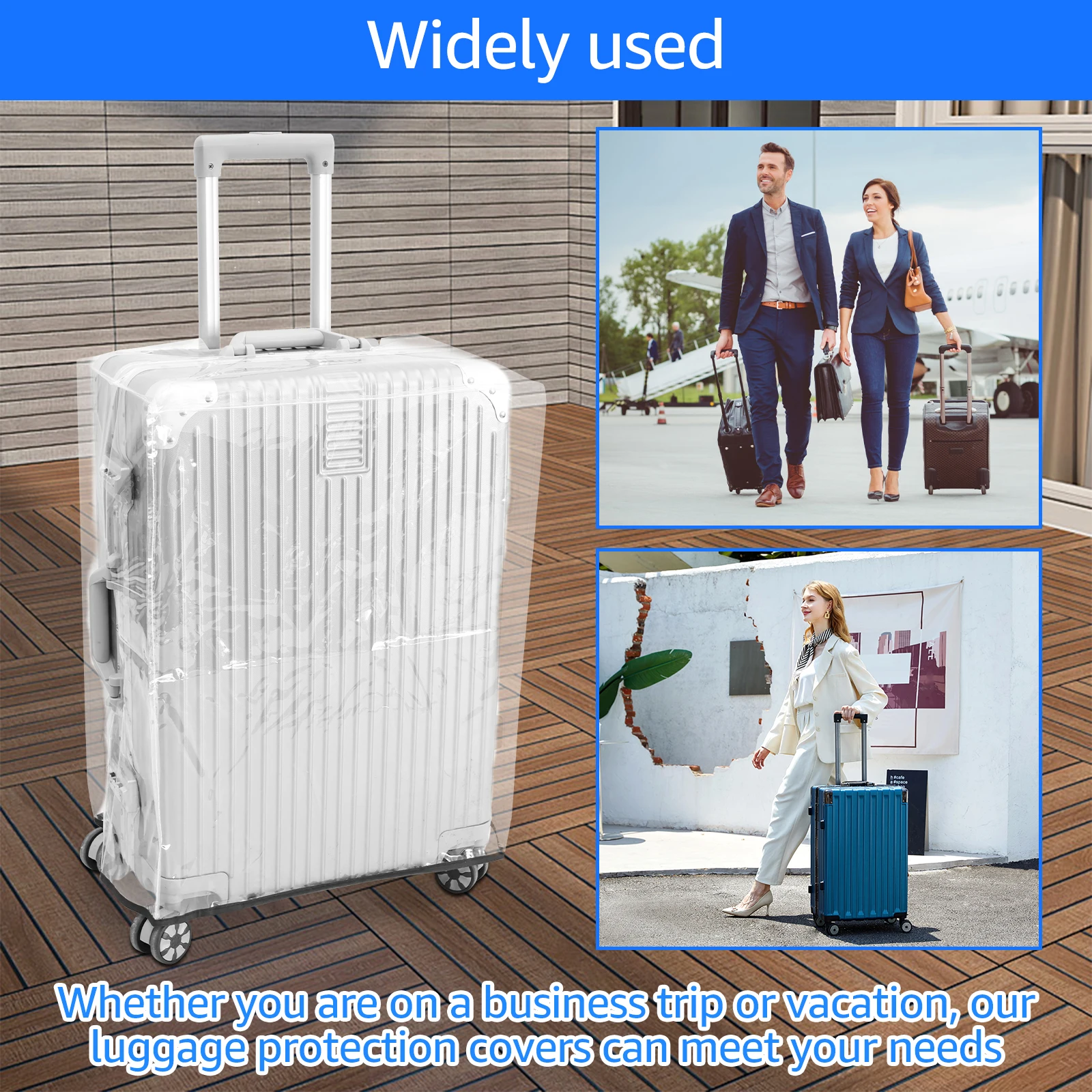 Capa protetora transparente de - Luggage Protective Cover Transparent avaliação e preço