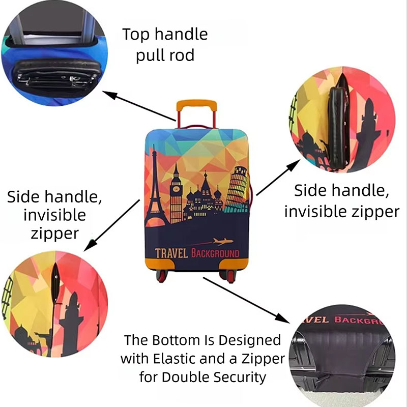 Nova Capa Protetora Impermeáve - Waterproof Suitcase Cover Protector avaliação e preço