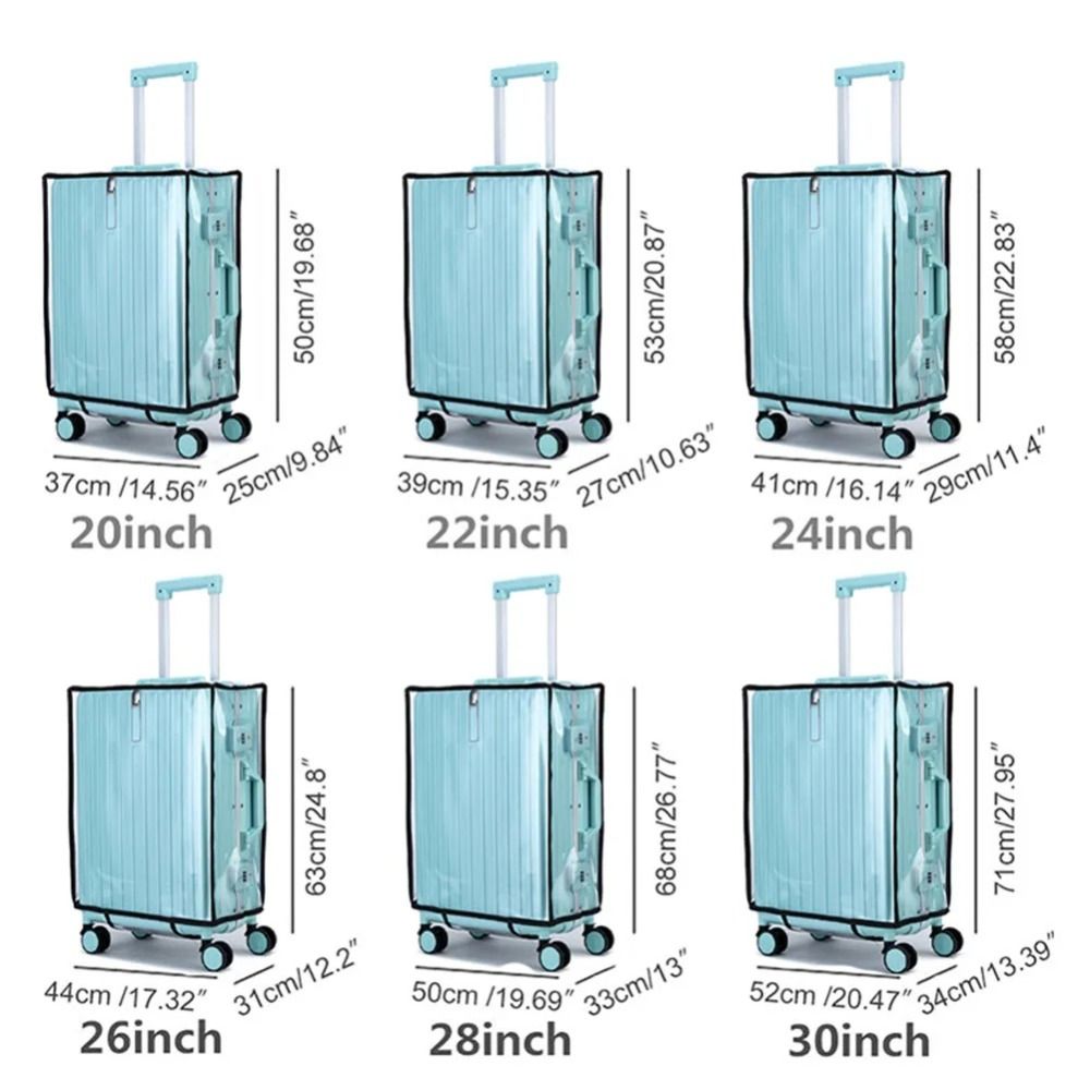 Nova Capa Protetora para Bagag - Luggage Protective Cover Transparent avaliação e preço