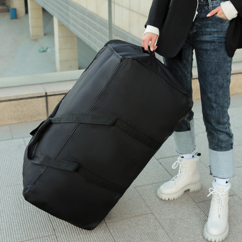 Sacos de carrinho de grande ca - Foldable Rolling Luggage Bag avaliação e preço