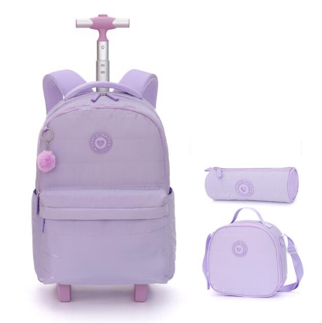 Mochila escolar com rodinhas d - Foldable Rolling Luggage Bag avaliação e preço