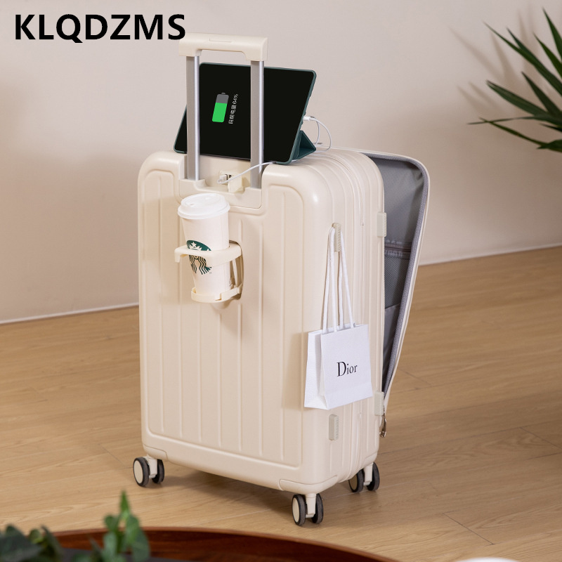 Mala Multifuncional KLQDZMS 20 - Front Opening Laptop Luggage 24 Inch avaliação e preço