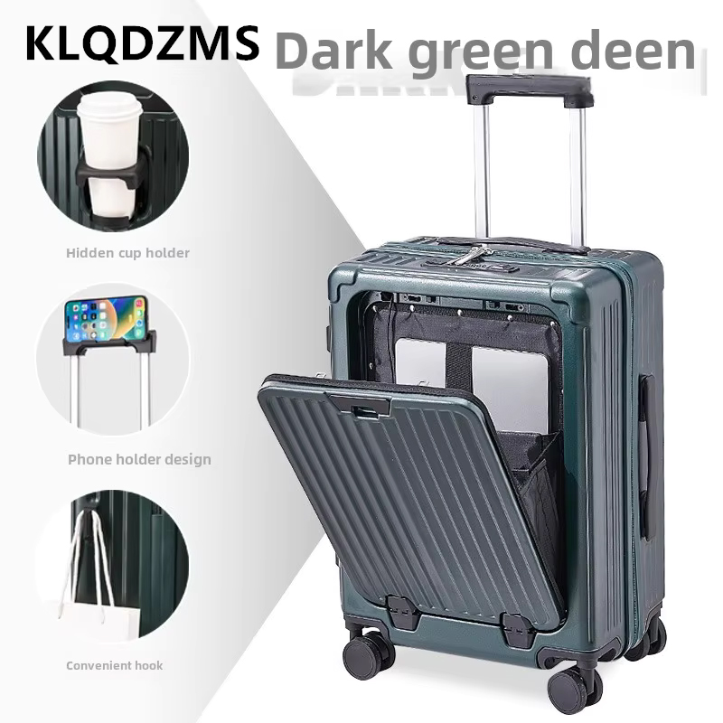 Mala de Laptop KLQDZMS de 20,  - Front Opening Laptop Luggage 24 Inch avaliação e preço