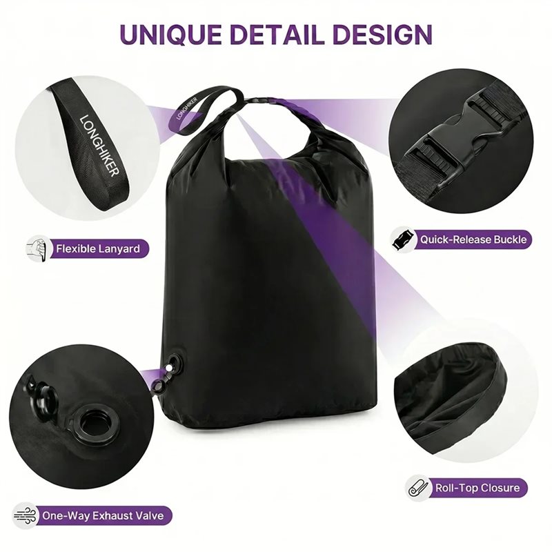 Saco de Compressão Manual EYFL - Foldable Rolling Luggage Bag avaliação e preço