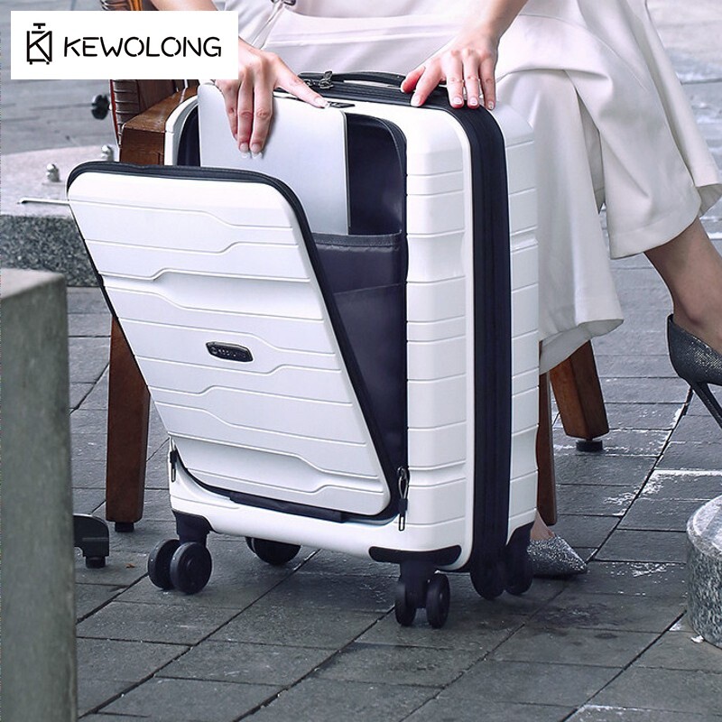 Mala de viagem com abertura fr - Cabin Size Lightweight Travel Trolley avaliação e preço
