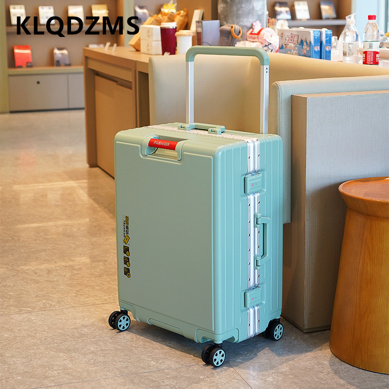 Klqdzms mala de alumínio quadr - Aluminum Frame Carry On Luggage avaliação e preço