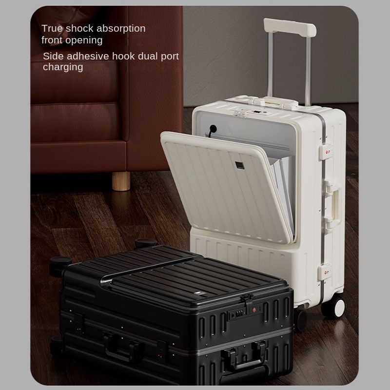 Bagagem multifuncional de aber - Aluminum Frame Carry On Luggage avaliação e preço