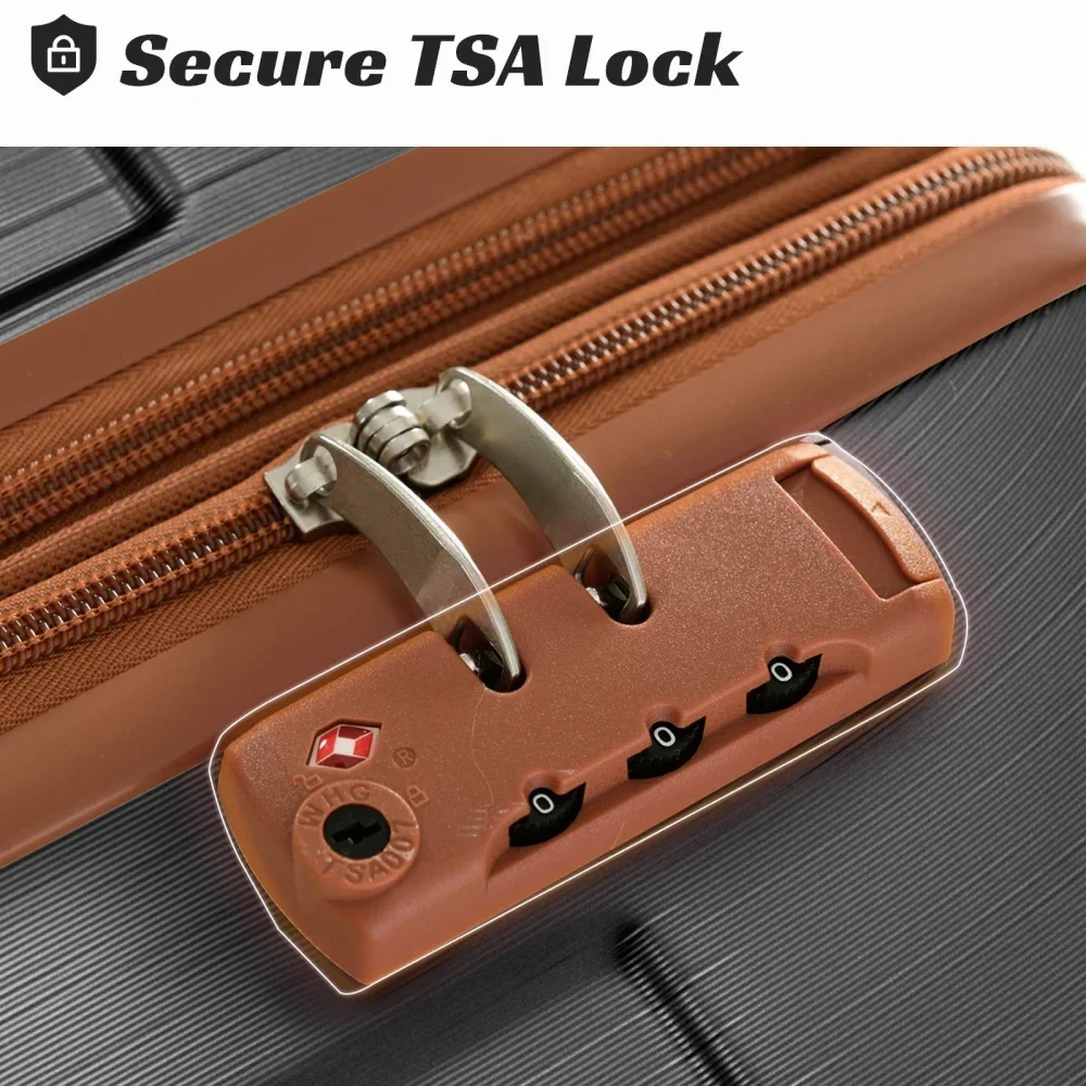 Conjunto de malas de viagem de - Expandable Hard Shell Luggage Set avaliação e preço