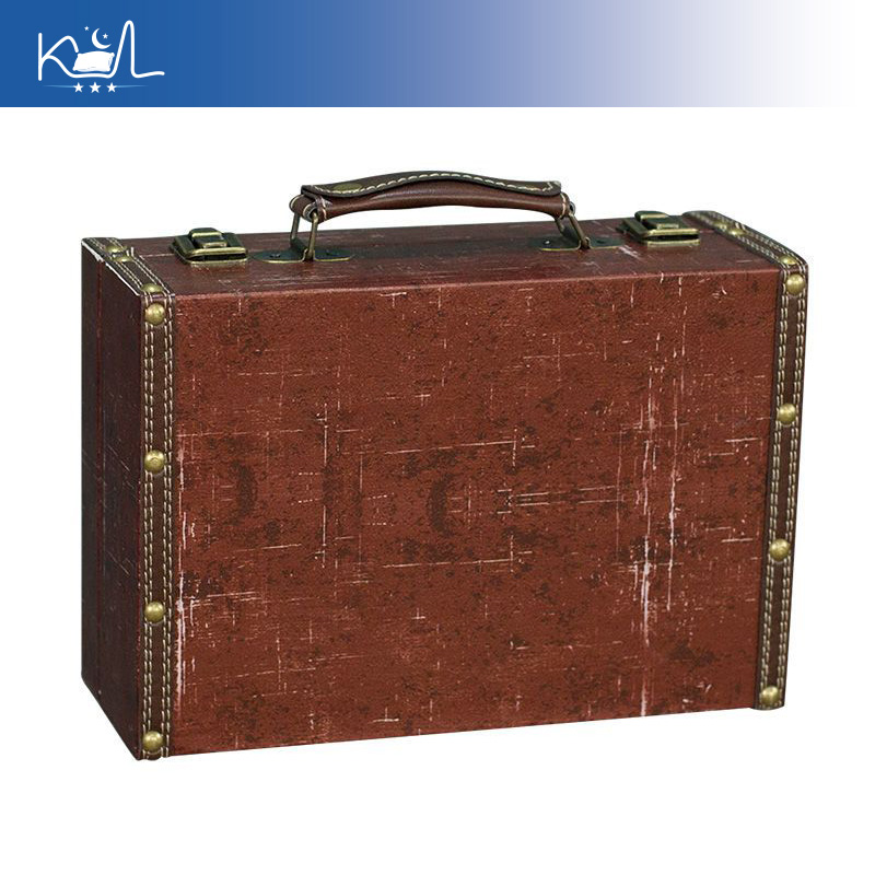Caixa de Armazenamento Decorat - Retro Vintage Trunk Suitcase avaliação e preço