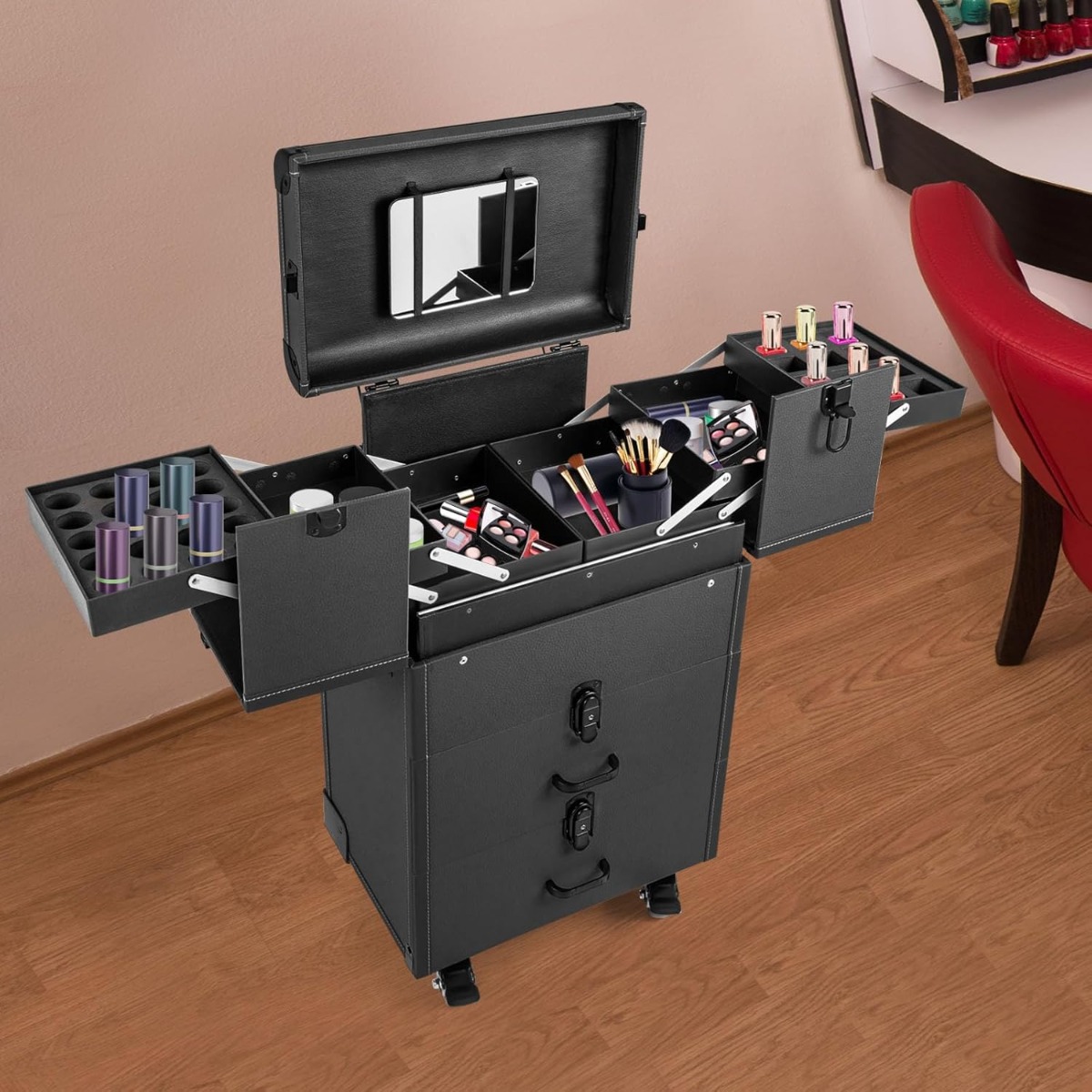 Maleta de Maquiagem Profission - Backpacks avaliação e preço