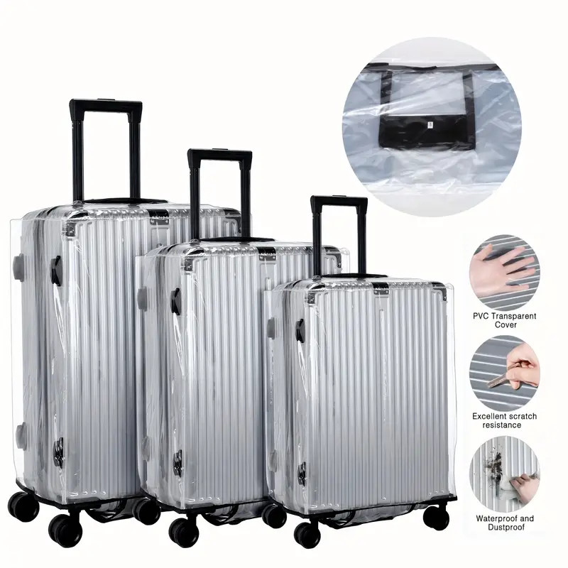 18-30 Polegada mala protetor d - Luggage Protective Cover Transparent avaliação e preço