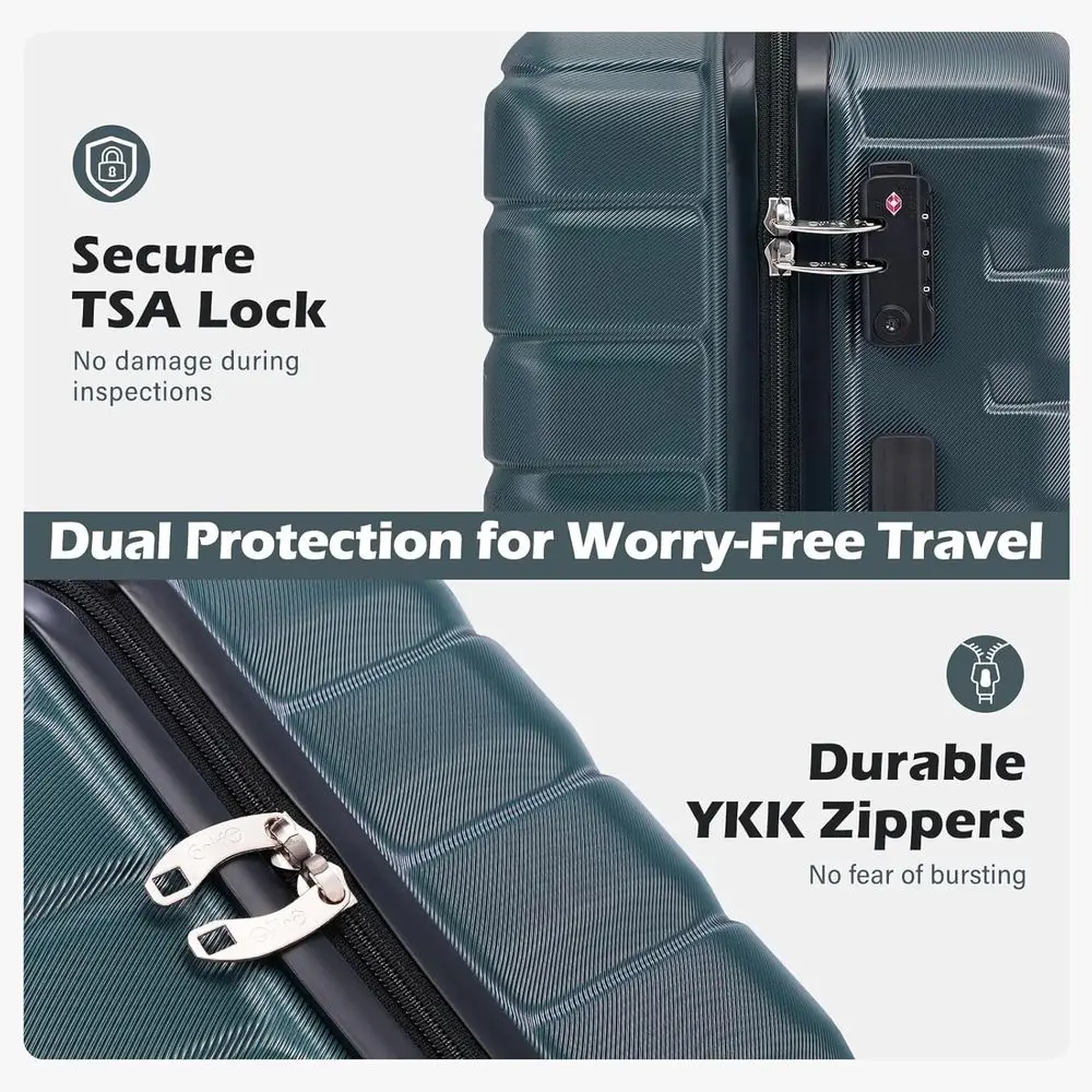 Conjunto de Malas Rígidas com  - Expandable Hard Shell Luggage Set avaliação e preço
