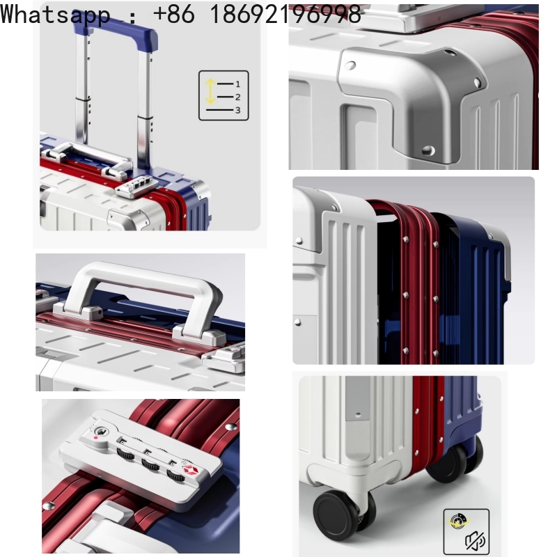 Mala de Viagem de 18 Polegadas - Aluminum Frame Carry On Luggage avaliação e preço