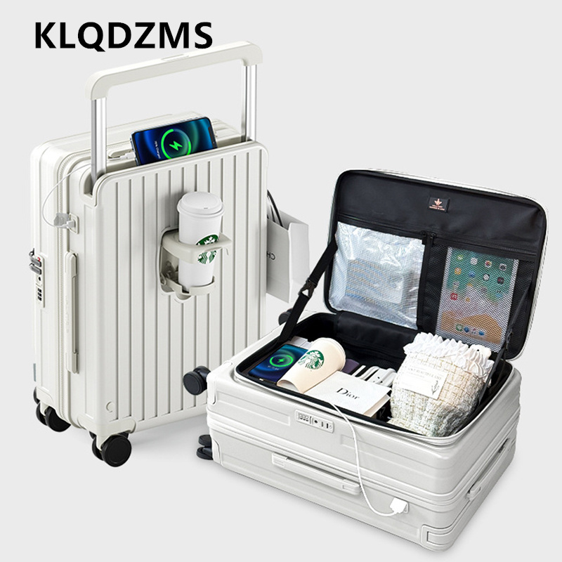 Mala de Carregamento KLQDZMS c - Front Opening Laptop Luggage 24 Inch avaliação e preço