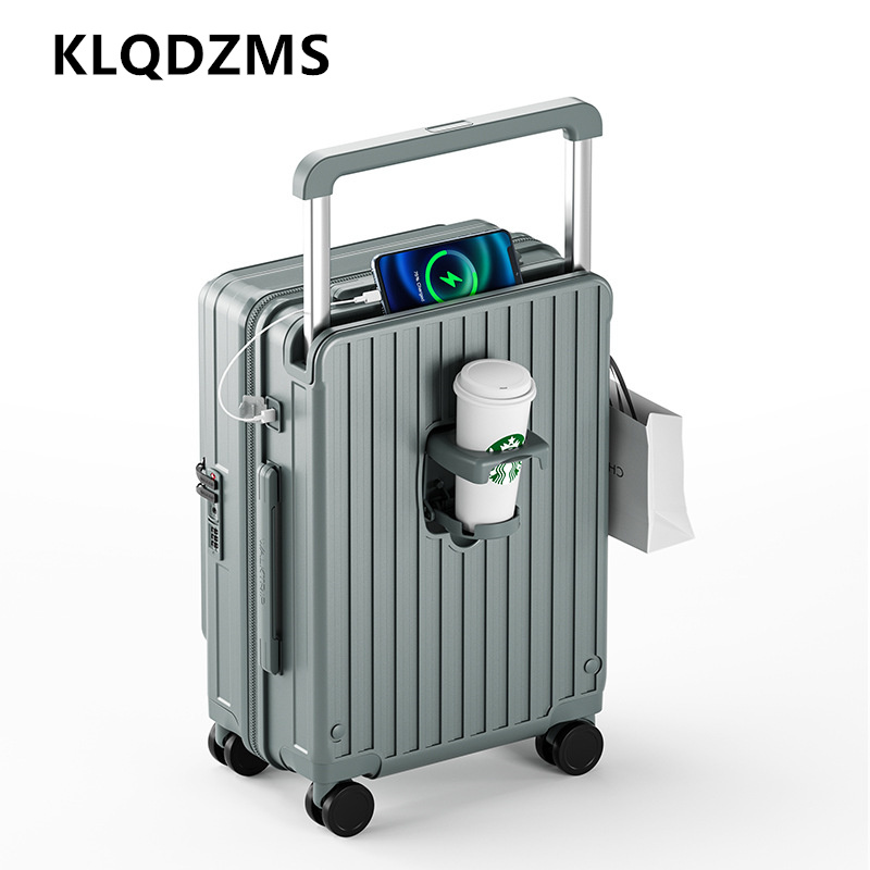 Mala de Carregamento KLQDZMS c - Front Opening Laptop Luggage 24 Inch avaliação e preço