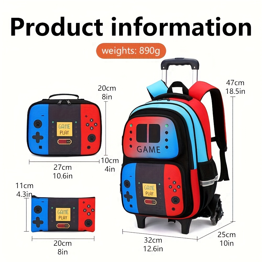 Mochila com Rodinhas para Meni - Foldable Rolling Luggage Bag avaliação e preço