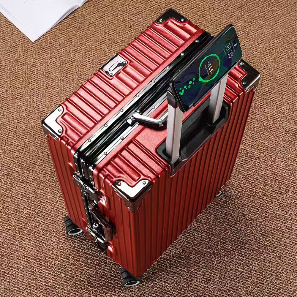 【Oferta imperdível】mala com es - Aluminum Frame Carry On Luggage avaliação e preço