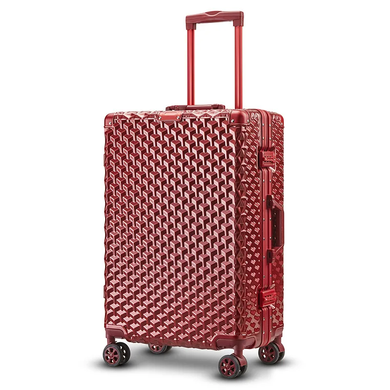 Nova mala de viagem, caixa de  - Aluminum Frame Carry On Luggage avaliação e preço