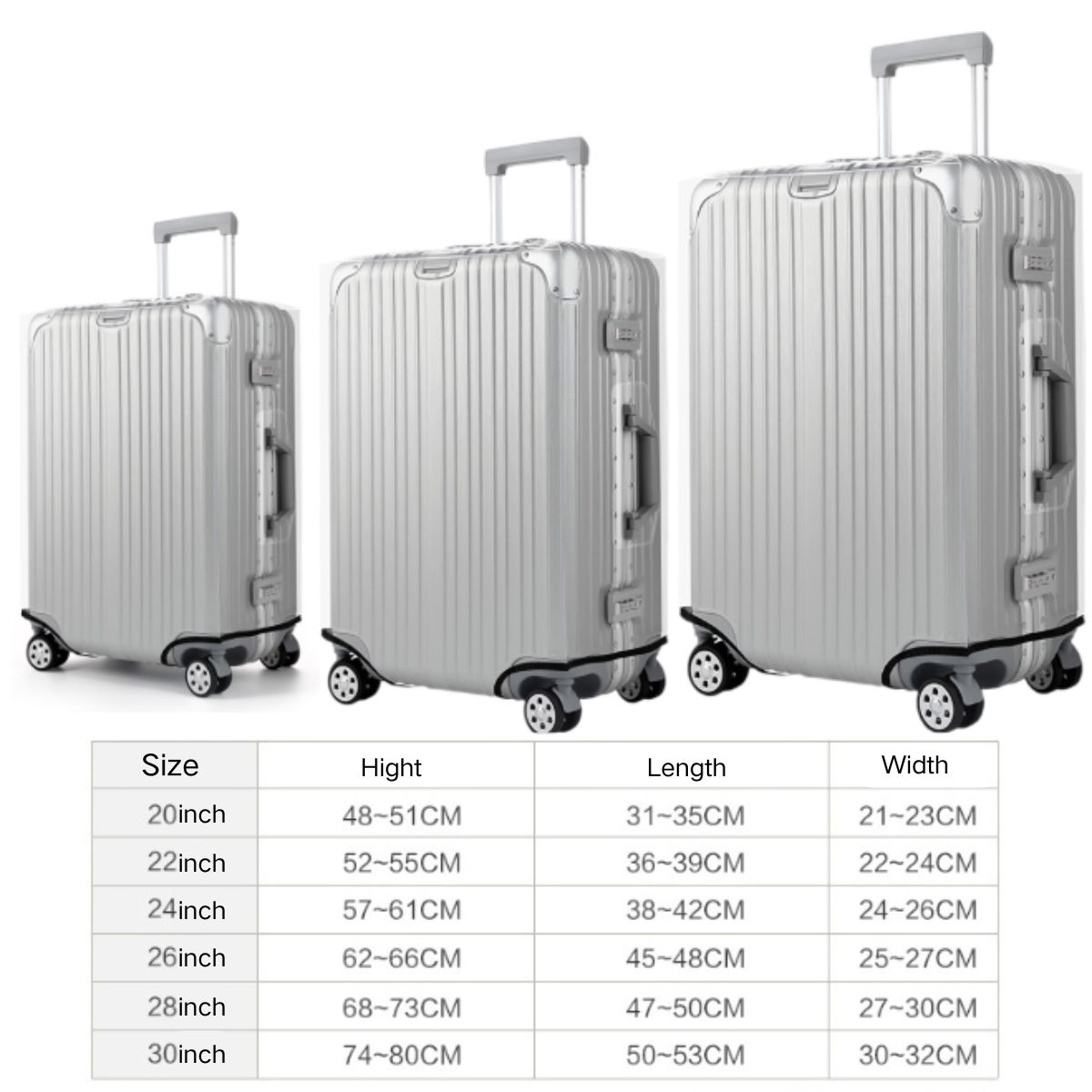 Engrossar protetor de capa de  - Waterproof Suitcase Cover Protector avaliação e preço