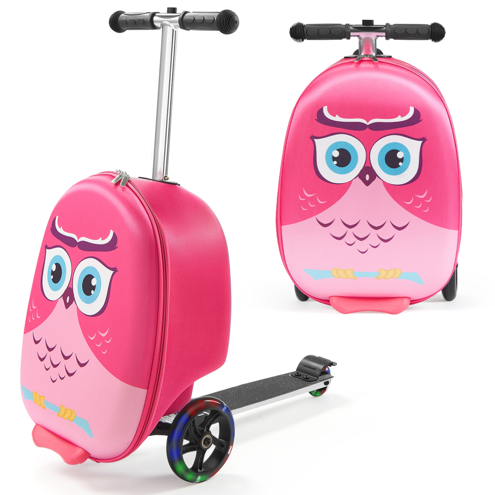 Mala de Rodinhas Infantil 20 P - Kids Ride On Suitcase Scooter avaliação e preço