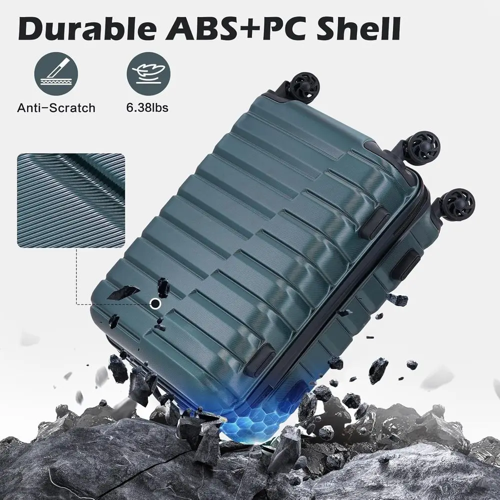 Conjunto de Malas Rígidas com  - Expandable Hard Shell Luggage Set avaliação e preço