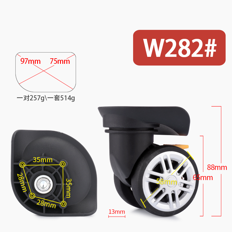 Para 41Z #   Substituição de R - Silent Replacement Luggage Wheels avaliação e preço