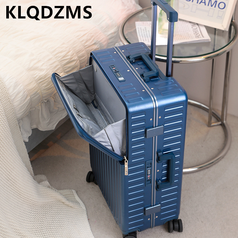 Mala de Viagem Portátil KLQDZM - Front Opening Laptop Luggage 24 Inch avaliação e preço